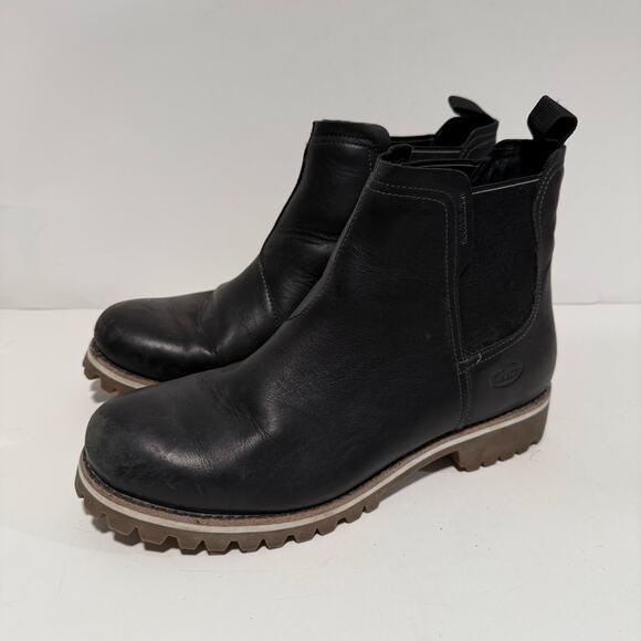 Chaco Women's Fields Chelsea Boots Black Leather 10 - Picture 1 of 9